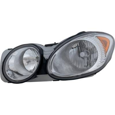 Headlight Compatible With 2008-2009 Buick Allure Lacrosse Left Driver Side Halogen Repb100108