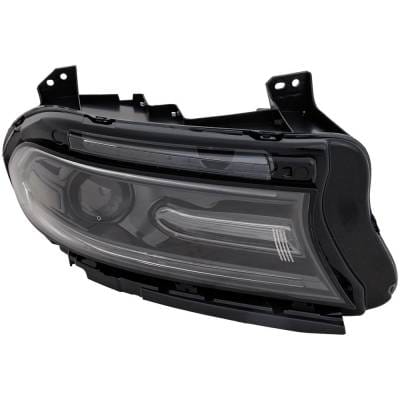 Headlight Compatible With 2018-2021 Dodge Charger 3.6L 5.7L V6 Hellcat Right Passenger Side Halogen thumbnail 2