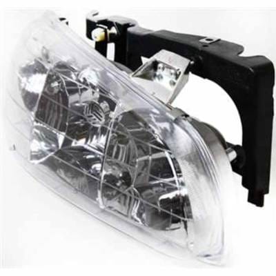 Headlight Compatible With 1996-1998 Pontiac Grand Am Right Passenger Side Replaces 16524658 thumbnail 4