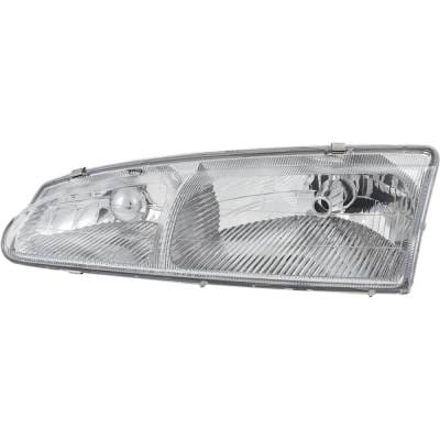 Headlight Compatible With 1996-1997 Ford Thunderbird Couga Left Driver Side Mercury Cougar Replaces thumbnail 2