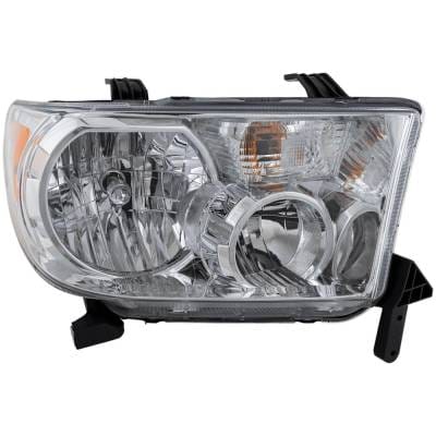 Headlight Compatible With 2007-2017 Toyota Tundra Sequoia 4.0L 4.6L V6 Right Passenger Side Halogen thumbnail 4