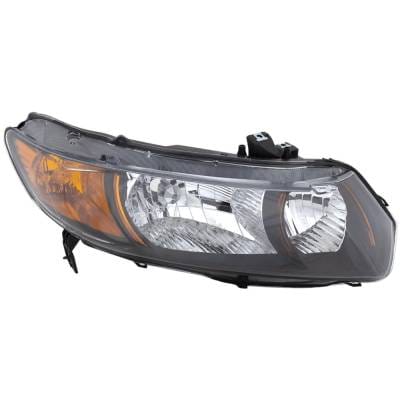 Headlight Compatible With 2006-2009 Honda Civic 1.8L 2.0L I4 R18a1 K20z3 Right Passenger Side thumbnail 2