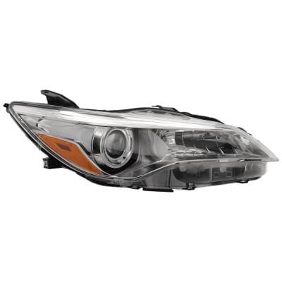 Headlight Compatible With 2015-2017 Toyota Camry 2.5L 3.5L I4 Right Passenger Side Halogen thumbnail 2