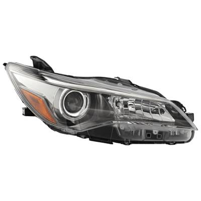 Headlight Compatible With 2015-2017 Toyota Camry 2.5L 3.5L I4 Right Passenger Side Halogen thumbnail 2