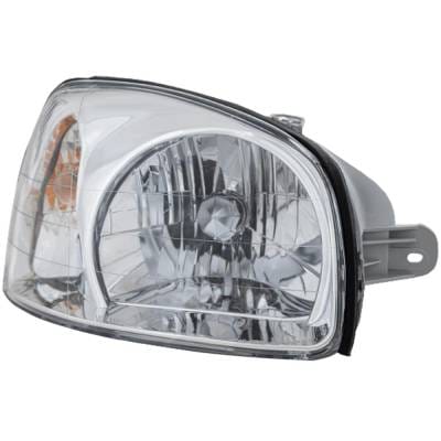 Headlight Compatible With 2001-2003 Hyundai Santa Fe 2.4L 2.7L I4 Right Passenger Side Halogen thumbnail 2