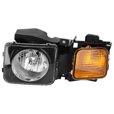 Headlight Compatible With 2006-2010 Hummer H3 H3t 3.5L 3.7L I5 Llr Lh8 Left Driver Side Halogen thumbnail 2