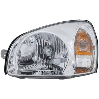 Headlight Compatible With 2001-2003 Hyundai Santa Fe 2.4L 2.7L I4 Left Driver Side Halogen H100108 thumbnail 4