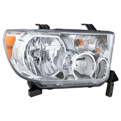 Headlight Compatible With 2009-2013 Toyota Tundra 4.0L 4.6L V6 Right Passenger Side Halogen thumbnail 2