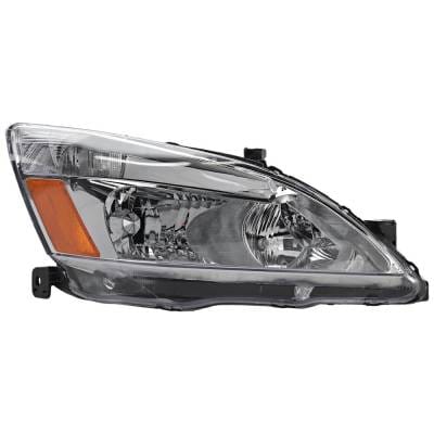 Headlight Compatible With 2003-2007 Honda Accord 2.4L 3.0L I4 K24a4/K24a8 J30a4/J30a5 Right thumbnail 2