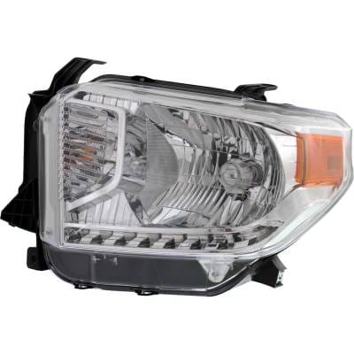 Headlight Compatible With 2014-2015 Toyota Tundra 4.0L 4.6L V6 Left Driver Side Halogen Rept100310q thumbnail 2