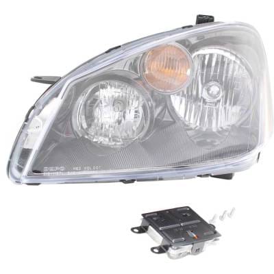 Headlight Compatible With 2005 Nissan Altima 2.5L 3.5L I4 Qr25de Vq35de Left Driver Side Xenon thumbnail 6