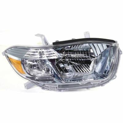 Headlight Compatible With 2008-2010 Toyota Highlander 2.7L 3.5L I4 Right Passenger Side Halogen thumbnail 4