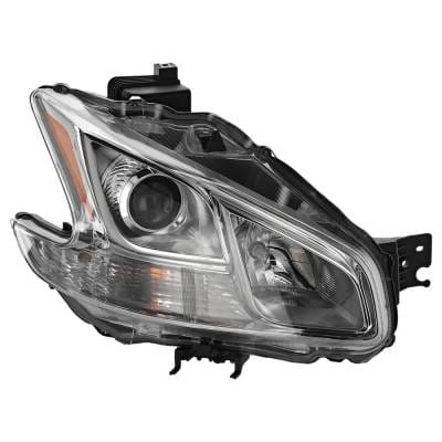 Headlight Compatible With 2009-2014 Nissan Maxima 3.5L V6 Vq35de Right Passenger Side Halogen