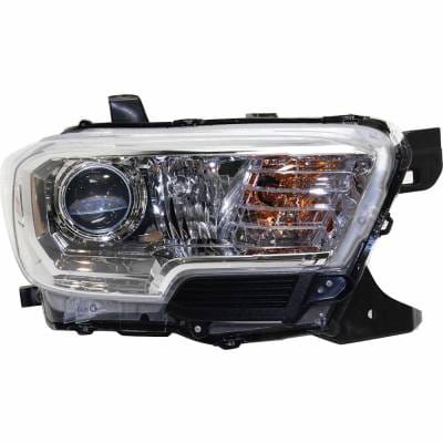 Headlight Compatible With 2016-2018 Toyota Tacoma 2.7L 3.5L I4 Right Passenger Side Halogen thumbnail 2