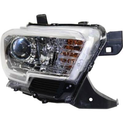 Headlight Compatible With 2016-2018 Toyota Tacoma 2.7L 3.5L I4 Right Passenger Side Halogen thumbnail 6