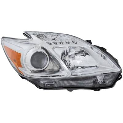 Headlight Compatible With 2012-2015 Toyota Prius 1.8L I4 Right Passenger Side Halogen Rept100357q-N thumbnail 2