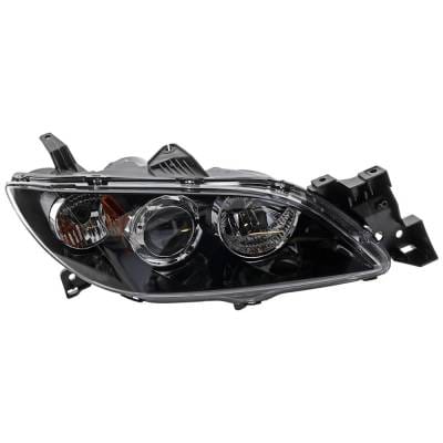 Headlight Compatible With 2004-2006 Mazda 3 2.0L 2.3L I4 Right Passenger Side Xenon Repm100117 156Hp thumbnail 2
