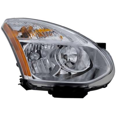 Headlight Compatible With 2011-2012 Nissan Rogue 2.5L I4 Qr25de Right Passenger Side Halogen thumbnail 2