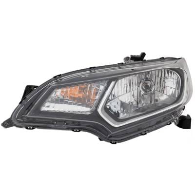 Headlight Compatible With 2015-2017 Honda Fit 1.5L I4 L15b Left Driver Side Halogen Reph100364q thumbnail 2