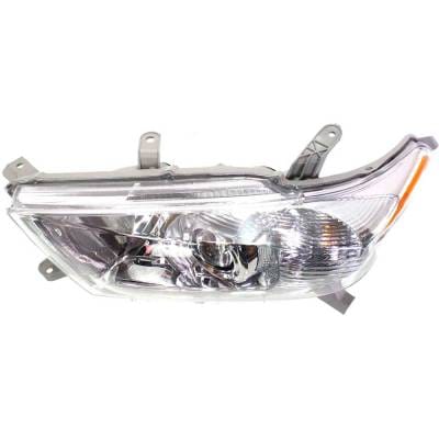 Headlight Compatible With 2010 Toyota Highlander 2.7L 3.5L I4 Left Driver Side Halogen Rept100170 thumbnail 8