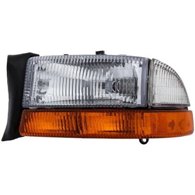 Headlight Compatible With 1997-1998 Dodge Dakota Durango 2.5L 3.9L I4 Left Driver Side 175Hp thumbnail 4
