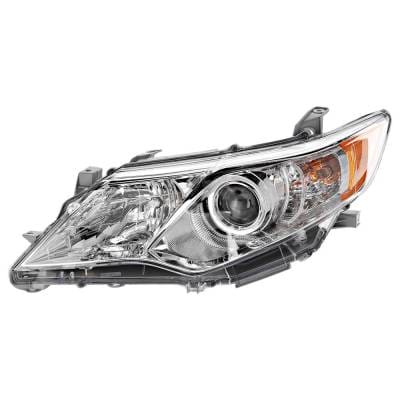 Headlight Compatible With 2012-2014 Toyota Camry 2.5L 3.5L I4 Left Driver Side Halogen Rept100368q
