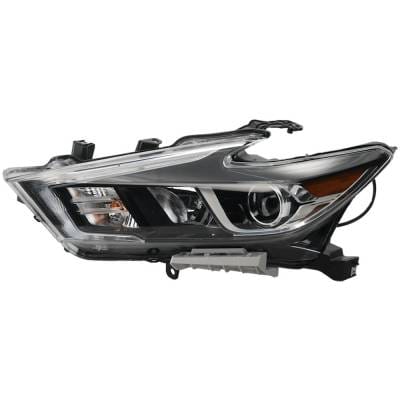 Headlight Compatible With 2016-2018 Nissan Maxima 3.5L V6 Vq35de Left Driver Side Halogen thumbnail 2