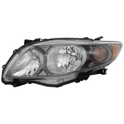 Headlight Compatible With 2009-2010 Toyota Corolla 1.8L I4 Left Driver Side Halogen Rept100102q thumbnail 2
