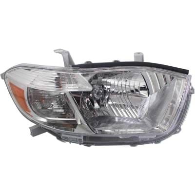 Headlight Compatible With 2010 Toyota Highlander 2.7L 3.5L I4 Right Passenger Side Halogen thumbnail 2