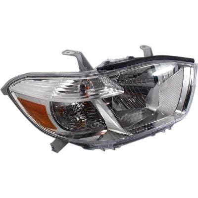 Headlight Compatible With 2010 Toyota Highlander 2.7L 3.5L I4 Right Passenger Side Halogen thumbnail 6