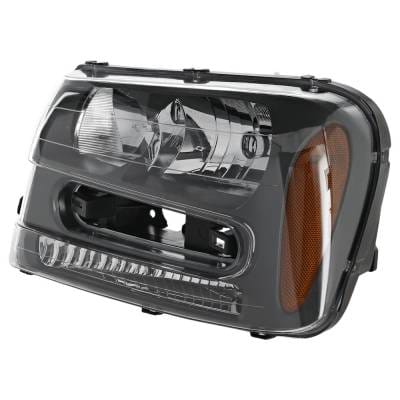 Headlight Compatible With 2002-2009 Chevrolet Trailblazer Trailblazer Ext Left Driver Side Replaces thumbnail 6