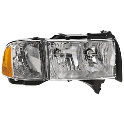 Headlight Compatible With 1999-2002 Dodge Ram 1500 Ram 2500 Ram 3500 3.7L 4.7L V6 Ekg Eva Eza Right thumbnail 2