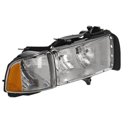 Headlight Compatible With 1999-2002 Dodge Ram 1500 Ram 2500 Ram 3500 3.7L 4.7L V6 Ekg Eva Eza Right thumbnail 4