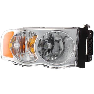 Headlight Compatible With 2002-2005 Dodge Ram 1500 Ram 2500 Ram 3500 3.7L 4.7L V6 Ekg Eva Eza Right thumbnail 2