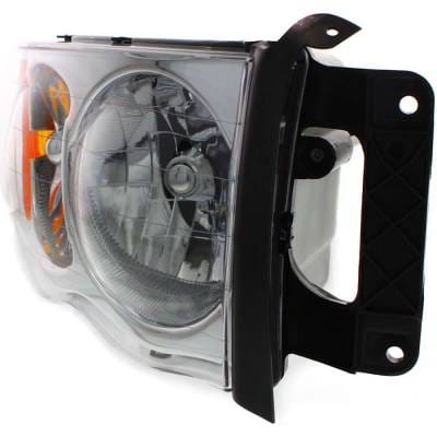 Headlight Compatible With 2002-2005 Dodge Ram 1500 Ram 2500 Ram 3500 3.7L 4.7L V6 Ekg Eva Eza Right thumbnail 4
