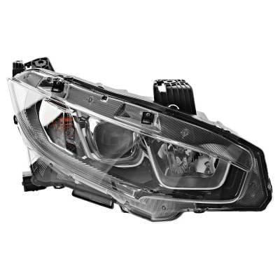 Headlight Compatible With 2016-2020 Honda Civic 2.0L 1.5L I4 K20c2 L15b7 K20c1 Right Passenger Side thumbnail 4