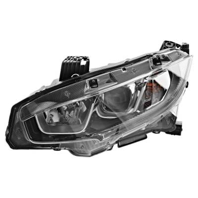 Headlight Compatible With 2016-2020 Honda Civic 2.0L 1.5L I4 K20c2 L15b7 K20c1 Left Driver Side thumbnail 4