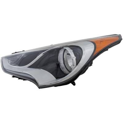 Headlight Compatible With 2012-2017 Hyundai Veloster 1.6L I4 Gamma Left Driver Side Halogen thumbnail 2