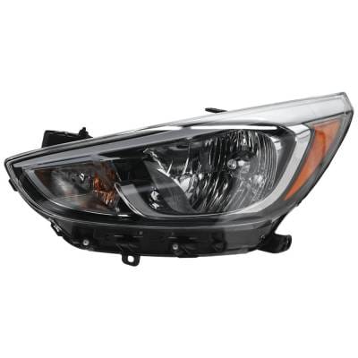 Headlight Compatible With 2015-2017 Hyundai Accent 1.6L I4 Left Driver Side Halogen Rephy100106q thumbnail 2