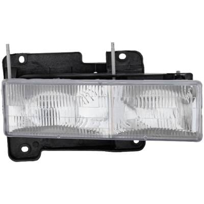 Headlight Compatible With 1988-1993 Chevrolet C1500 C2500 C3500 K1500 K2500 K3500 C150 Right thumbnail 2