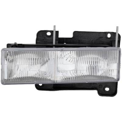 Headlight Compatible With 1988-1992 Chevrolet C1500 C2500 Left Driver Side Replaces 15034929 thumbnail 2