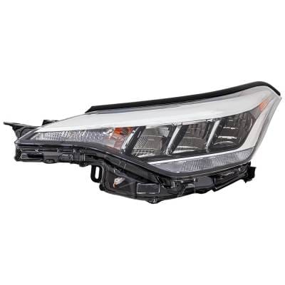 Headlight Compatible With 2020-2022 Toyota C-Hr 2.0L I4 Left Driver Side Led Rt10010250aq 144Hp