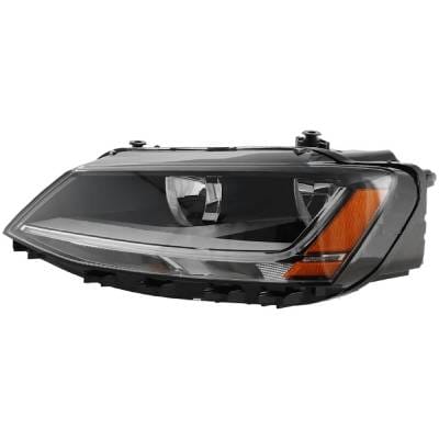Headlight Compatible With 2017-2018 Volkswagen Jetta 1.4L 1.8L I4 Ea211 Ea888 Ea288 Left Driver Side thumbnail 2