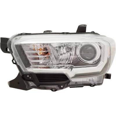 Headlight Compatible With 2018 Toyota Tacoma 2.7L 3.5L I4 Left Driver Side Halogen Rt10010044q 278Hp thumbnail 2