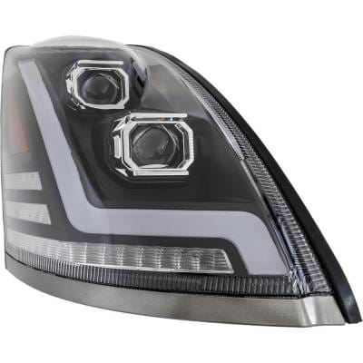 Headlight Compatible With 2004-2015 Volvo Vnl 12.8L 14.9L I6 Right Passenger Side Led Rv10010033-Hdu thumbnail 2