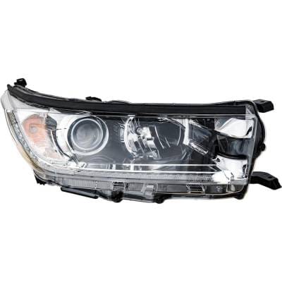 Headlight Compatible With 2017-2018 Toyota Highlander 2.7L 3.5L I4 Right Passenger Side Halogen thumbnail 2