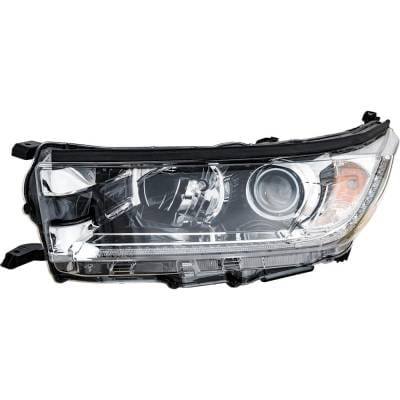 Headlight Compatible With 2017-2018 Toyota Highlander 2.7L 3.5L I4 Left Driver Side Halogen thumbnail 2