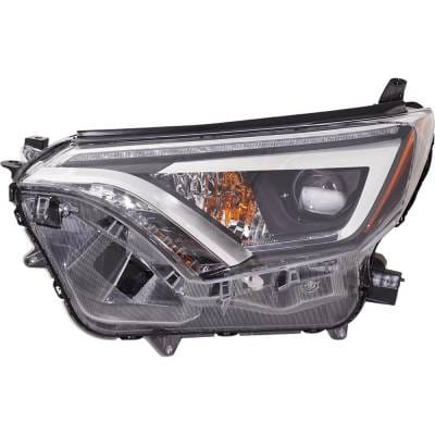 Headlight Compatible With 2016-2018 Toyota Rav4 2.5L I4 Left Driver Side Led Rt10010056 176Hp thumbnail 2