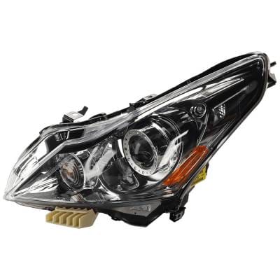 Headlight Compatible With 2010-2015 Infiniti G37 G25 Q40 3.7L V6 Vq37vhr Left Driver Side Xenon thumbnail 2