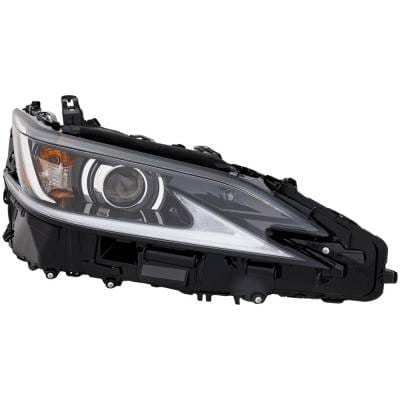 Headlight Compatible With 2019-2021 Lexus Es350 Es300h Es250 3.5L 2.5L V6 A25a-Fxs Right Passenger thumbnail 2